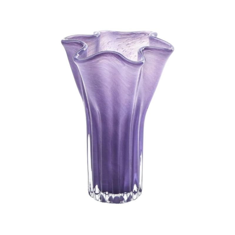 Vase en verre soufflé moderne