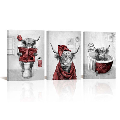 3 Piece Wrapped Canvas Wall Art