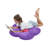 ECR4Kids SoftZone Flower Floor Pillow, Seating Cushion-59602061