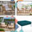 Outdoor Square Printed Cushion Cover, Decorative Cushion Sofa Cover With Piping-1490568405