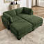 Upholstered Chenille with Ottoman Sectional-62784001-62784120-62784124