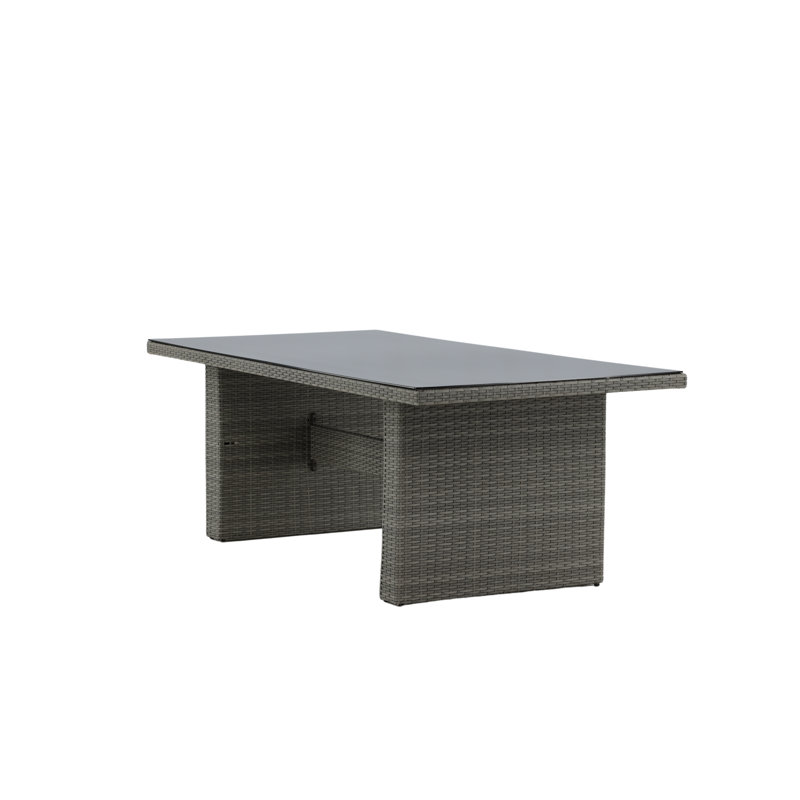 Mabton Rectangular Metal Outdoor Dining Table , 200cm cm W 100cm cm D