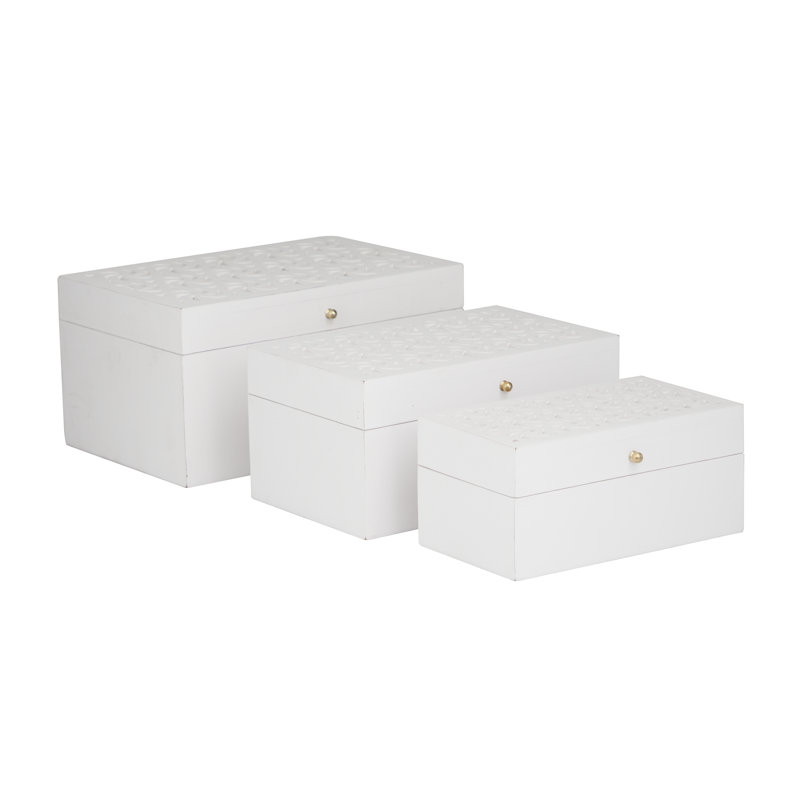 Boîte décorative, Blanc complexe