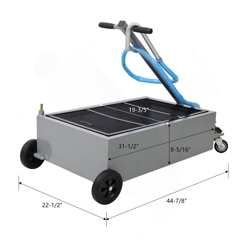 Égouttoir à huile surbaissé de 25 gallons avec pompe électrique