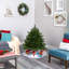 Lighted Artificial Pine Christmas Tree-1510591725