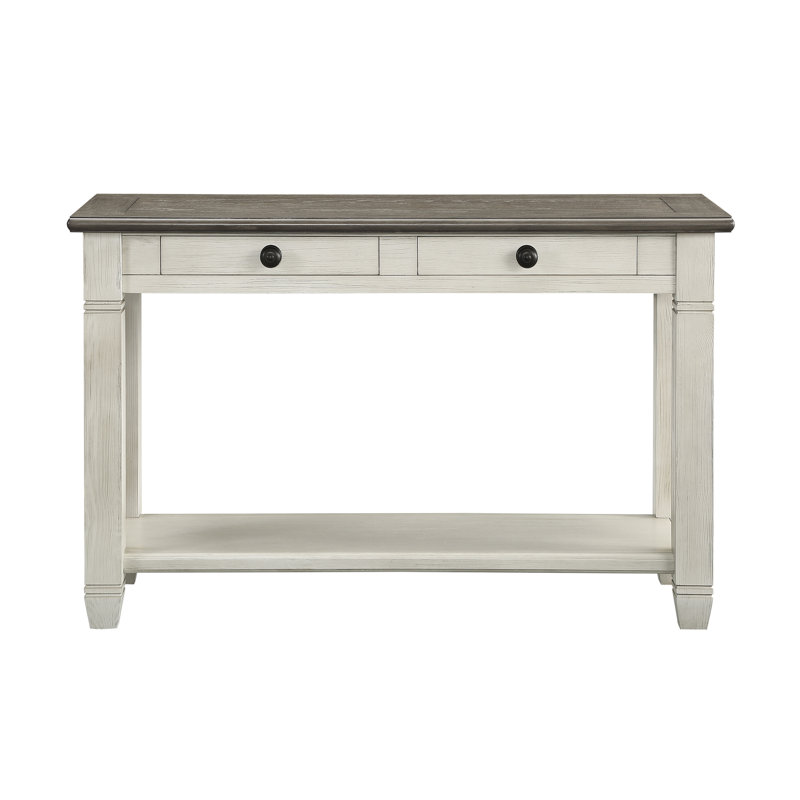 Ensemble de 3 tables basses Curtis, Brun rosé, Blanc antique