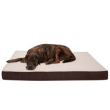 Faux Sheepskin & Suede Deluxe Orthopedic Dog Bed