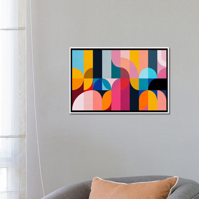 «Joy of colours», reproduction d'art sur toile encadrée