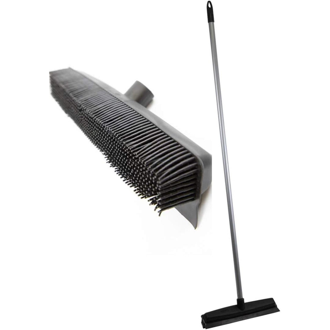 Rubber Broom Pet Hair Remover 120cm Handle Carpet Floor Squeegee Tool - Image 3
