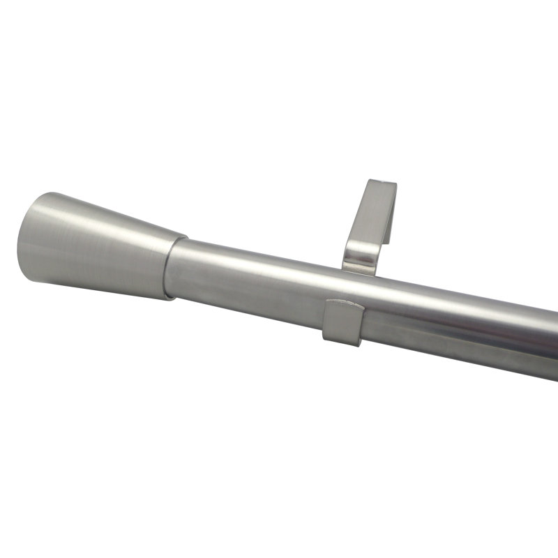Sigmon Curtain Pole Set, 130.5cm H x 4cm W x 4cm D