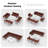 Anevaeh 8-Person Outdoor Patio All-Aluminum Sectional Conversation Set with Fire Pit Table and Cushions-1093982556-1095486088