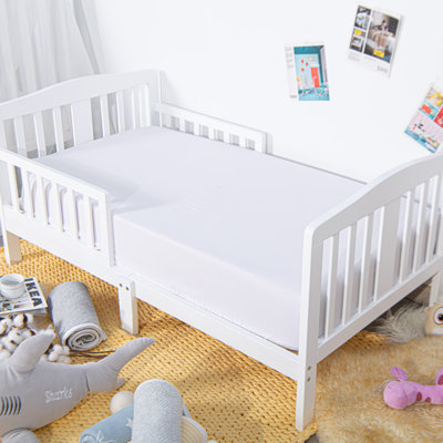 Fitted Crib Sheet, 100% Brushed Microfiber Crib Sheet for Standard Crib and Toddler Mattresses, 28 x 52 Inches - NTBAY