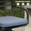 Tabouret de bar pivotant en aluminium 29,6 po avec coussin Sunbrella Pua-1685049717
