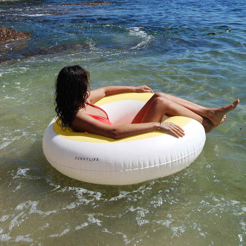 Anneau de piscine tubulaire: beurre, Jaune