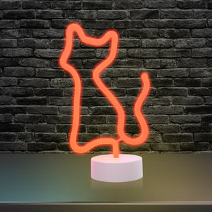 Lampe de table à DEL 10 po Xtreme Lit Orange