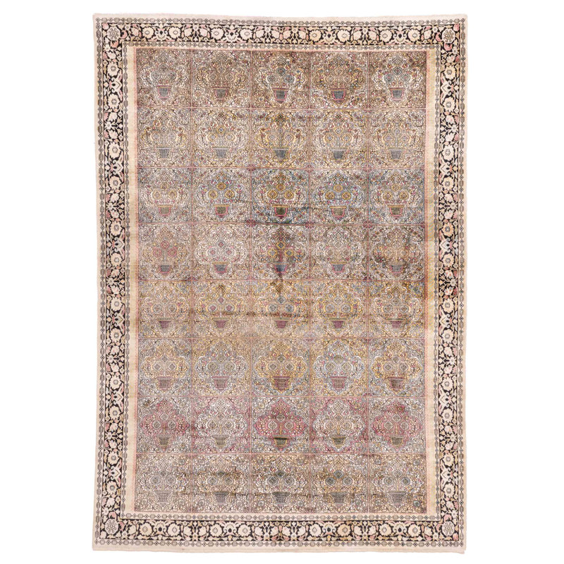 Tapis crème Kashmir 6 pi 8 po x 9 pi 7 po
