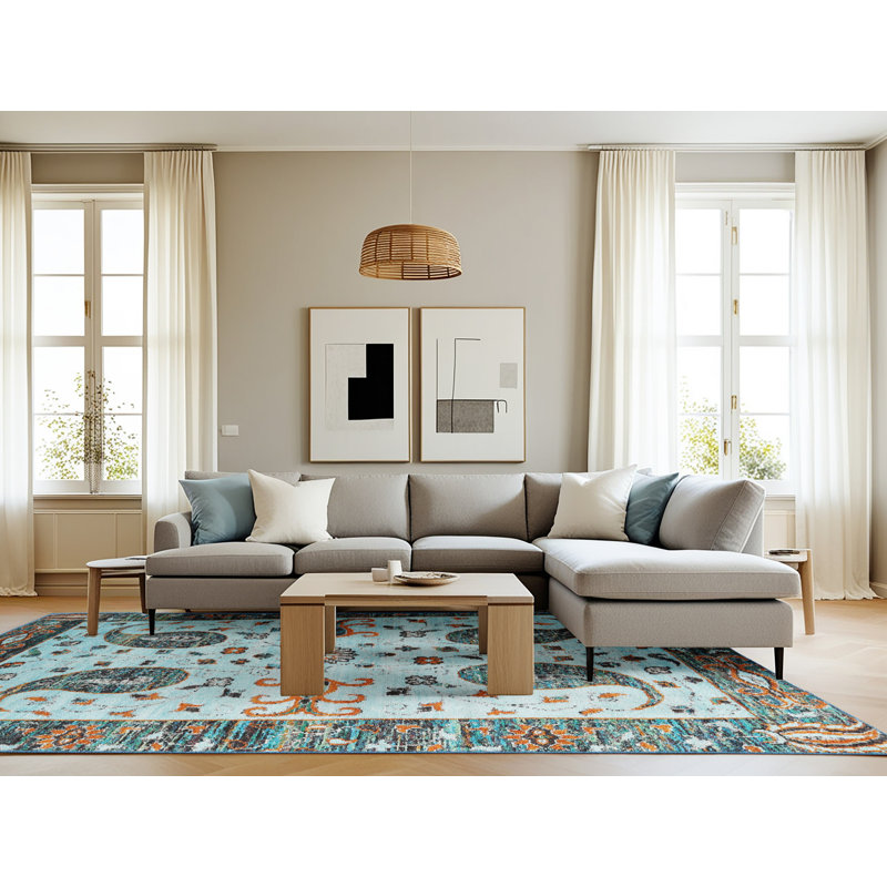 Oriental Indoor Rug, Rectangle 8' x 12'