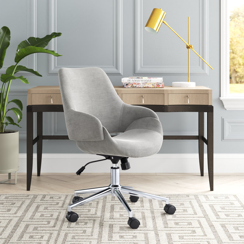 Chaise de bureau pivotante en métal Marden