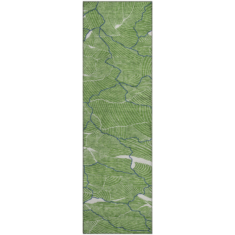 Premium Machine Washable Cossette AMF1048 Lines Rug, Runner 2'3" x 7'6"