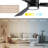 Bali Smart 5-Blade 52in Ceiling Fan 2700K-6000K CCT Selectable LED Light Kit with Remote Control and Hardware with Reversible Blades in Weathered Wood or Works With iOS or Android App-113057359-113057360