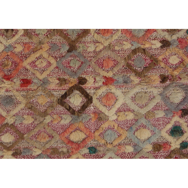 Geometric Hand Knotted 124cm X 195cm Area Rug