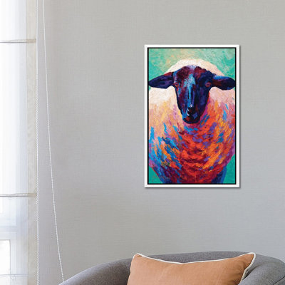 Suffolk Ewe IV by Marion Rose - Painting on Canvas