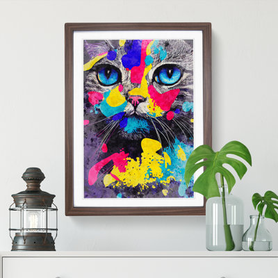 Catt Paint Splash No.5 - Wall Art