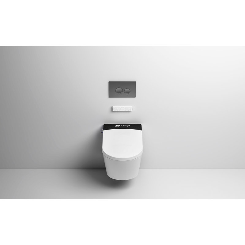 In-Wall Toilet Tank Carrier w/ Actuator Plate (Compitable with #MZE014P Smart Wall Hung Toilet )