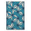Tapis tissé traditionnel bleu sarcelle Mosso-1642414910