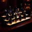 Tablette de bar à vin avec éclairage à DEL et contrôle des applications