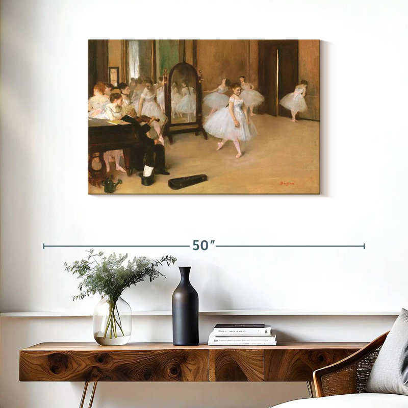 Enn The Dancing Class 1871, H 24 po x l 36 po