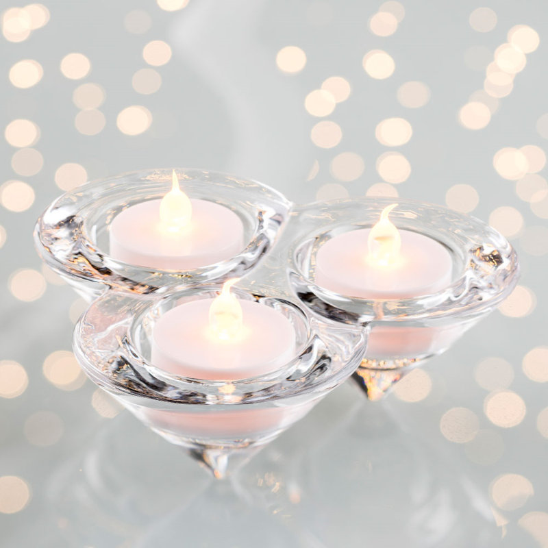 5cm Crystal Tabletop Votive Holder