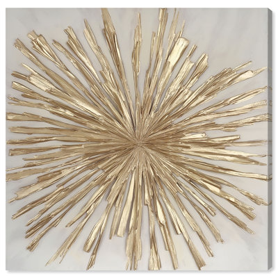 Golden Zenith Canvas Elegant Nature Art by Art Remedy