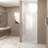 36 "X 72" Bifold Shower Door, 1/4"(6Mm) Tempered Glass, Chrome Aluminum Frame, Explosion Proof Film-121702835