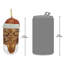 11.43cm Handmade Resin Tiki Hanging Figurine Ornament