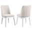 Chaise d'appoint rembourrée Jaxsen (ensemble de 2)-1609966687