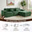 3-Seater L-Shaped Modular Sofa With Movable Footrest-1814762408