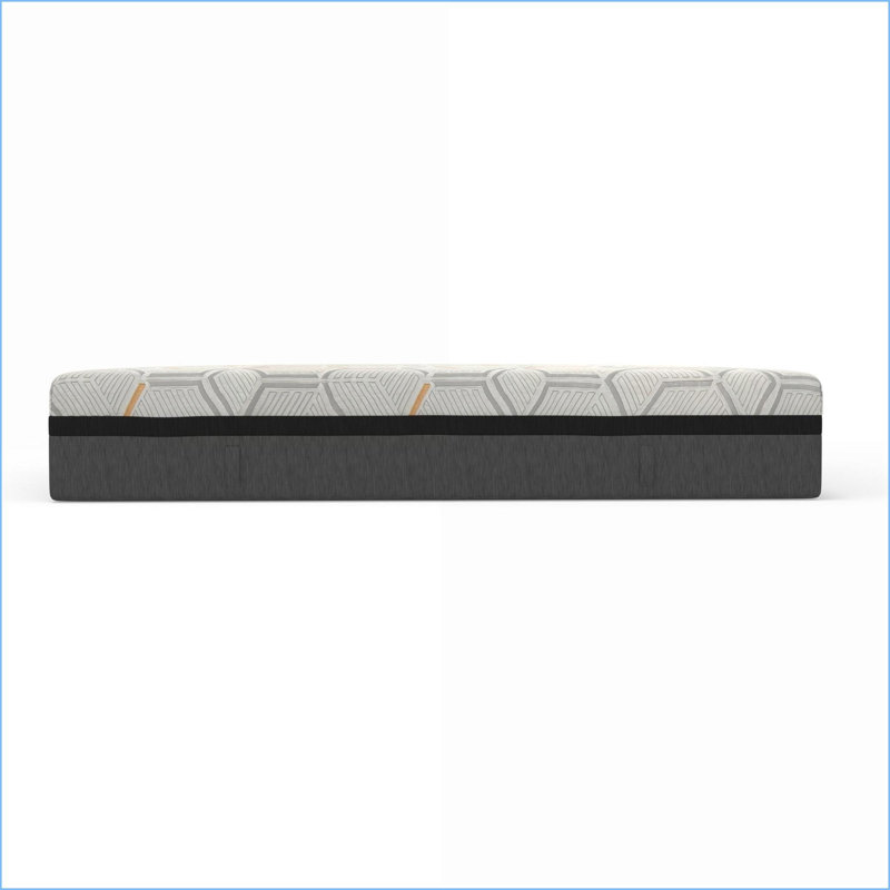 Matelas en mousse viscoélastique gélifiée hybride 14 po avec support de bord simple TG | Gris clair | Mousse