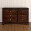 Commode 6 tiroirs à profil incurvé