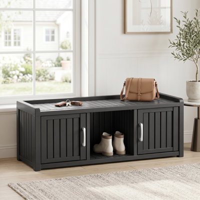 47" 2-Door Shoe Storage Cabinet