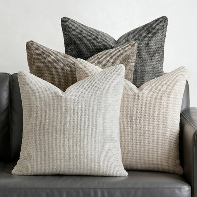Pack of 4 Couch Throw Pillow Covers 18x18 Inch
