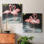 Flamingo Inlet I - ensemble de 2 reproductions sur toiles tendues-921191752