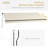 155.5"L x 118.1"W Wall Mounted Terrace Retractable Awning