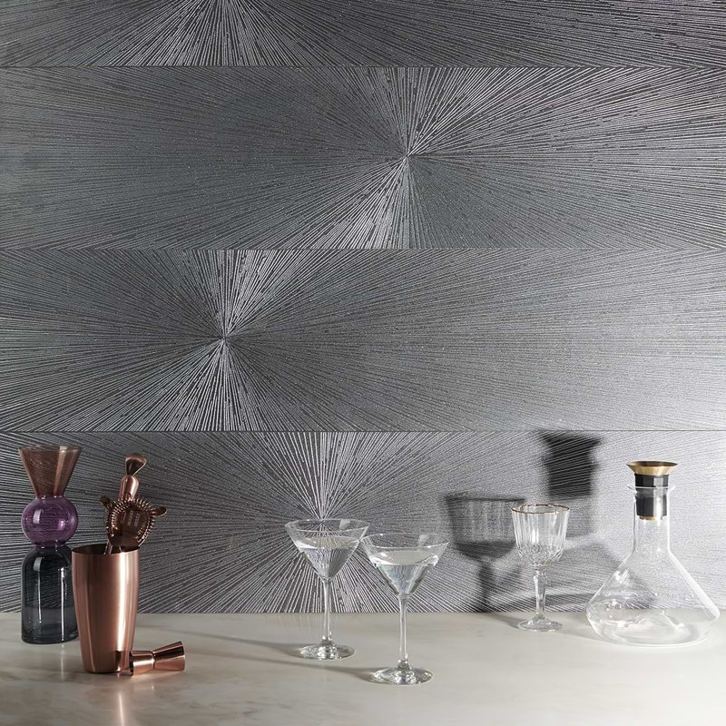 Twilight 12X48 Metal Look Porcelain Tile, Star Steel