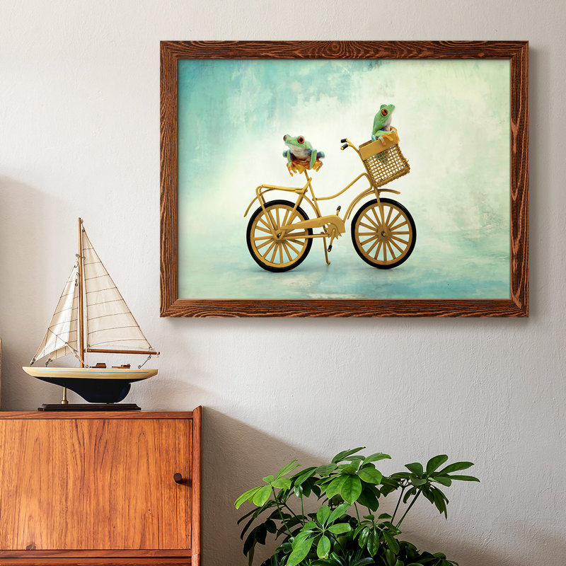 «Hanging on X» - Reproduction d'un seul cadre photo sur toile, Cadre simple érable érable, H 14 po x l 20 po x P 1,5 po