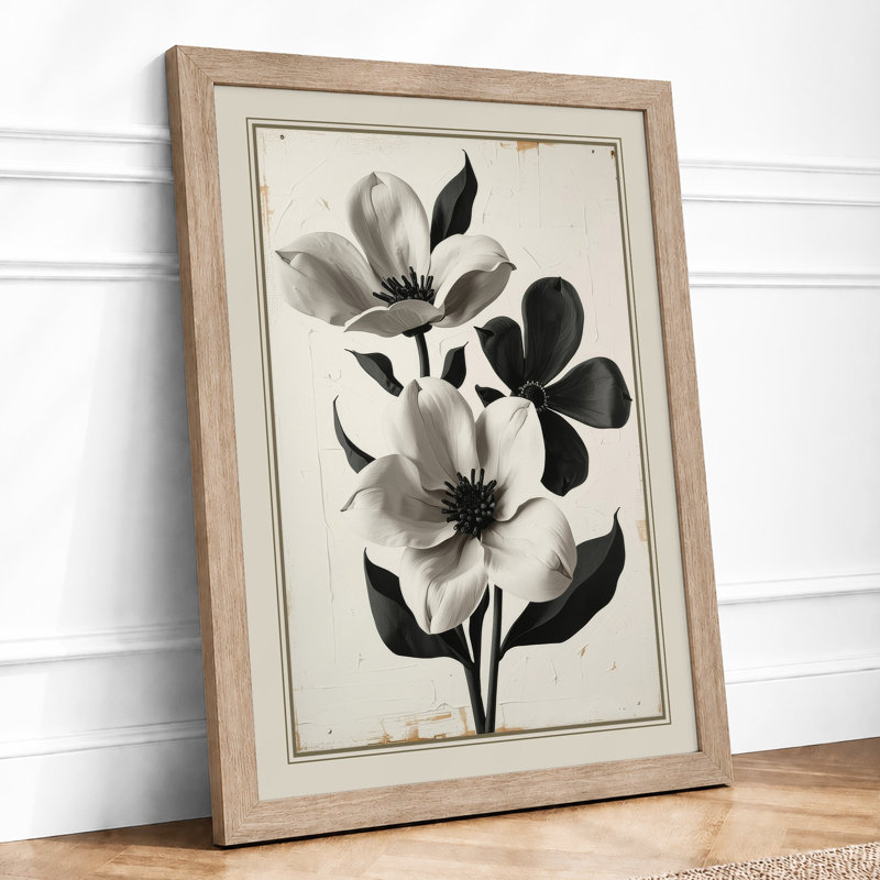 Specimen Study Botanical - Framed Print, A2 - 59.4 x 42.0 cm, Oak
