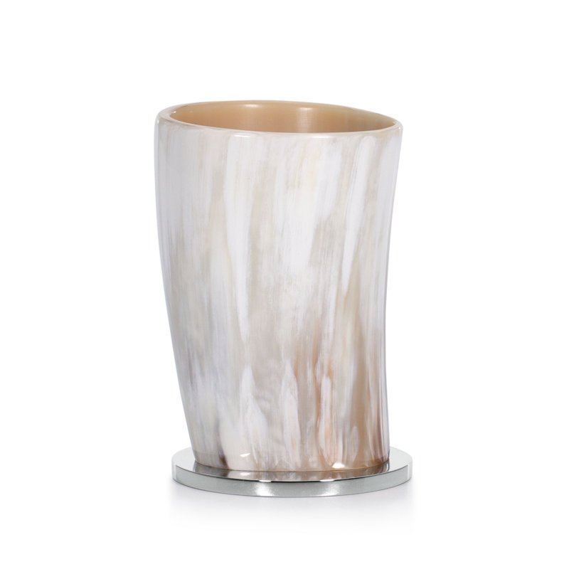 Porte-brosse Tusk Light - Nickel, Caramel