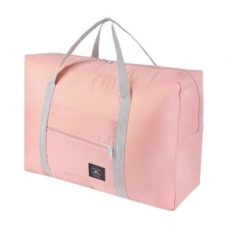 Foldable Travel Duffel Bag Can Be Carried By Hand, Pink