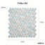 Polka 1" Glass, Ceramic & Natural Stone Penny Round Mosaic Tile-50644685