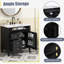 Meuble-lavabo de salle de bain 30 po avec lavabo supérieur, meuble-lavabo moderne avec 2 tiroirs et tiroir basculant, meuble-lavabo simple-1428099591